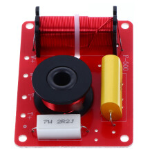 Red Copper ABS Speaker Bass Treble Divider 2 Way Frequency Filter