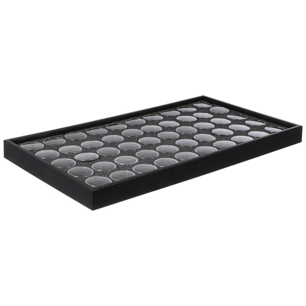 Solustre 4Pcs Nail Gems Box With 50 Grids For Rhinestones And Diamonds