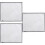 3Pcs Silver Fire Resistant Cloth Barbecue Insulation Placemats Outdoor 7