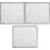 3Pcs Silver Fire Resistant Cloth Barbecue Insulation Placemats Outdoor 3