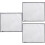 3Pcs Silver Fire Resistant Cloth Barbecue Insulation Placemats Outdoor 6