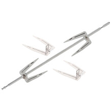 1Set Roterende Rvs Kip Bbq Voor Thuis Grillen