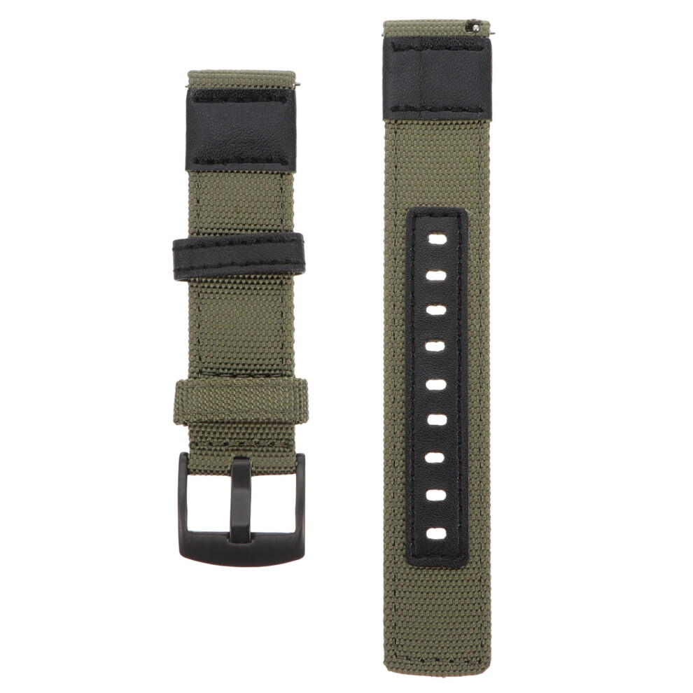 3Pcs Quick Release Nylon Watchbands Durable Chic Wrist Bracelet Green 013798254708