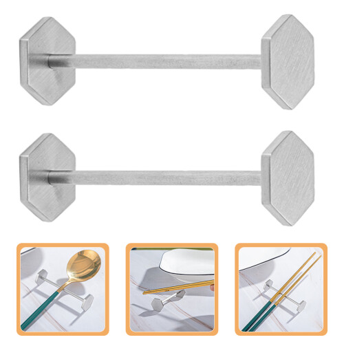 2Stk Besteckhalter Silber Essstäbchen Löffel Organizer 1