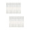 30 Pcs Nail Spinner Pp Eyelash Storage Rack 7