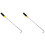 2Pcs Manhole Hook with Rubber Handle Durable Steel Sliding Door Lifter 4
