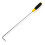 2Pcs Manhole Hook with Rubber Handle Durable Steel Sliding Door Lifter 3