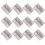 32 Stuks Zilveren Klephinge Vensterhinge Deurhinge Deurhinge 1