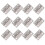 32 Stuks Zilveren Klephinge Vensterhinge Deurhinge Deurhinge 4