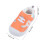 1Paire Chaussures Douces Bébé Orange En Coton 2