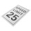 White Limit Warning Sign Weatherproof Road Safety 5