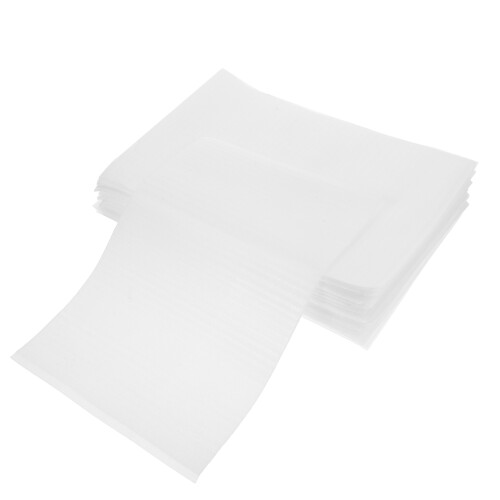 100Pièces Poches Mousse Epe Coussinage Vaisselle Verres Blanc