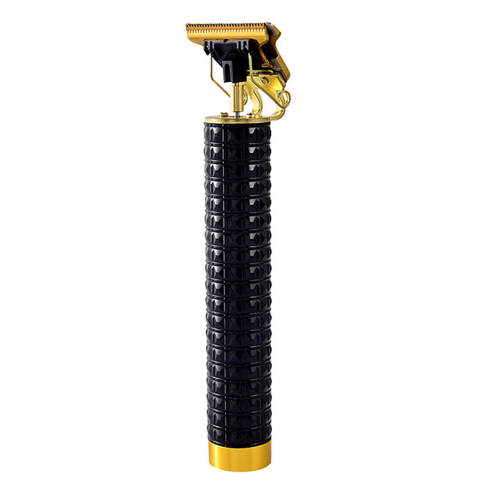 Totority 1Set Household Hair Clipper Aluminum Electric Beard Trimmer Black