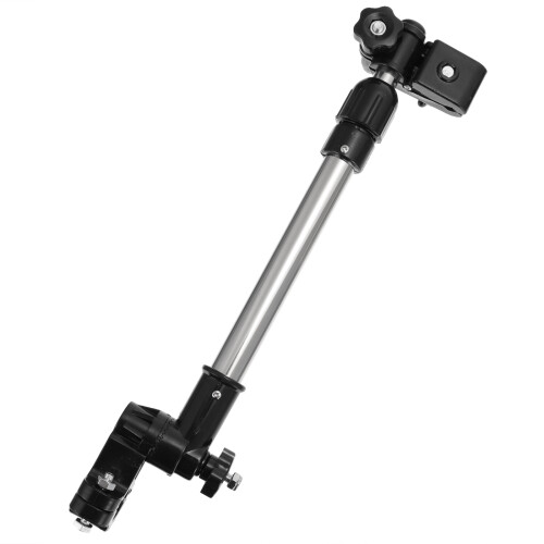 1Pc Black ABS Plastic Bike Umbrella Bracket Adjustable Clamp Holder