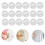 50Pcs Universal Transparent Bead Chain Stoppers for Window Blinds 5