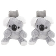 2 Pcs Plush Animal Slap Bracelets for Kids