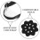 2Ensembles Kit Accessoires Casque Protection Noir Pour Usage Pro 7