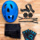 2Ensembles Kit Accessoires Casque Protection Noir Pour Usage Pro 4