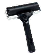 Black Plastic Roller Stamping Tool Durable for Craft Inking