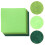 18Pièces Tissu Feutrine Verte Polyester Pour Enfants 3