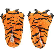 1Pair Comfortable Brown Animal Claw Slippers Cartoon Style Warm Winter