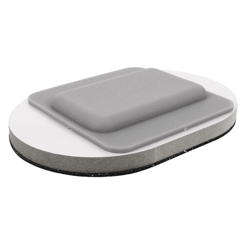 Grey Silicone Drum Practice Pad Noise Reduction Mat for Drummers 1