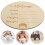 Panneau Annonce Naissance Bébé En Bois Clair Pour Décoration 3