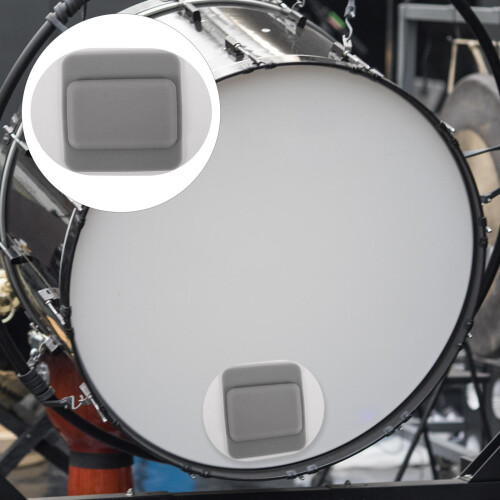 Grey Silicone Drum Practice Pad Noise Reduction Mat for Drummers 2