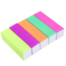 10Pcs Assorted Color Manicure Nail Polishing Blocks Eva Material