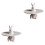 2Pcs White Ceramic Cupcake Storage Stand Practical Food Display Tray 3