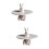 2Pcs White Ceramic Cupcake Storage Stand Practical Food Display Tray 7