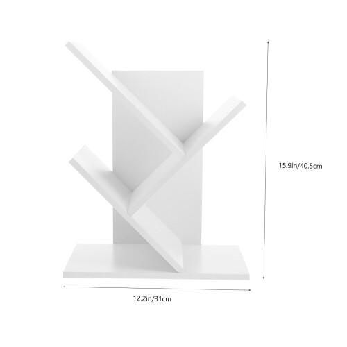 Bücherregal Platzsparend 1Stk 40,4x30,9x16,9cm 1