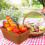 Storage Woven Basket Fruit Container Foldable Pantry 7