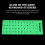 2 Sheets Glow In The Dark English Keyboard Replacement Sticker 10