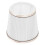 2Pcs Chic White Cloth Lamp Shade Durable Table Light Decor Accessory 1