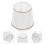 2Pcs Chic White Cloth Lamp Shade Durable Table Light Decor Accessory 8