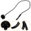 Black Rear Trunk Tie Strap Car Accessory Plastic Rope with Ball 8