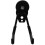 Black Magnetic Hooks Punch-Free Wall Mount for Tools Hanging 6