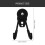 Black Magnetic Hooks Punch-Free Wall Mount for Tools Hanging 9