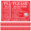 24Pcs Red Bathroom Warning Stickers Please Do Not Flush Toilet Labels 1