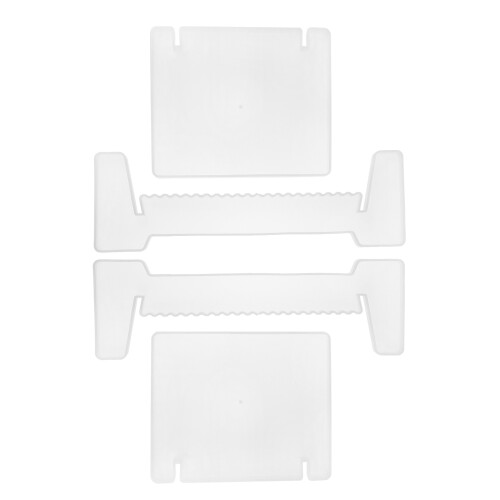 1Pc Durable White Silicone Mold for DIY Storage Rack and Dvd Holder 2