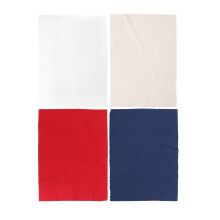 4Pcs Assorted Color Cross-Stitch Cloth Soft Durable Embroidery Fabric