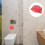 24Pcs Red Bathroom Warning Stickers Please Do Not Flush Toilet Labels 2