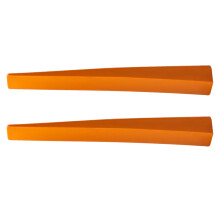 1Pc Durable Orange Piano Tuning Fork Mute Kit with Stainless Steel
