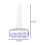 2Pcs Pizza Dough Roller White PP with Secure Handle for Pastry Tools 2