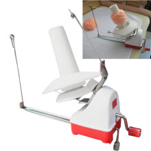 White Yarn Winder Hand Operated Low Noise Knitting Tool