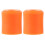 2Pcs Orange Vertical Rubber Snowboard Rack Wall Mount for Home Storage 2
