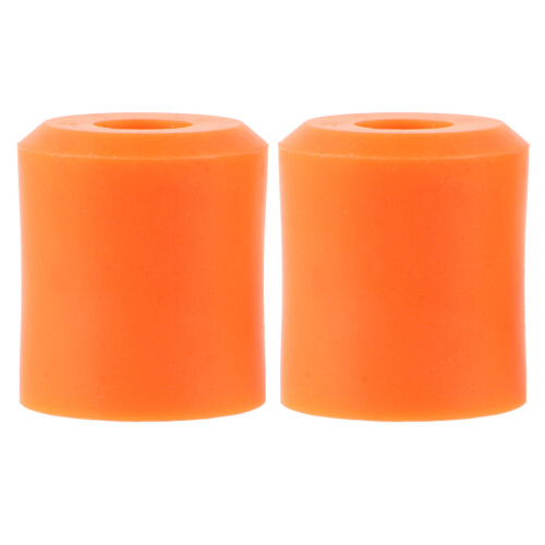 2Pcs Orange Vertical Rubber Snowboard Rack Wall Mount for Home Storage 1