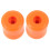 2Pcs Orange Vertical Rubber Snowboard Rack Wall Mount for Home Storage 9