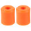 2Pcs Orange Vertical Rubber Snowboard Rack Wall Mount for Home Storage 1